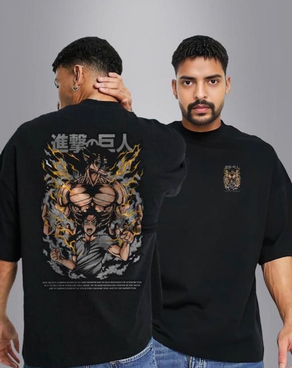 Attack Titan Anime Play Printed T Shirt