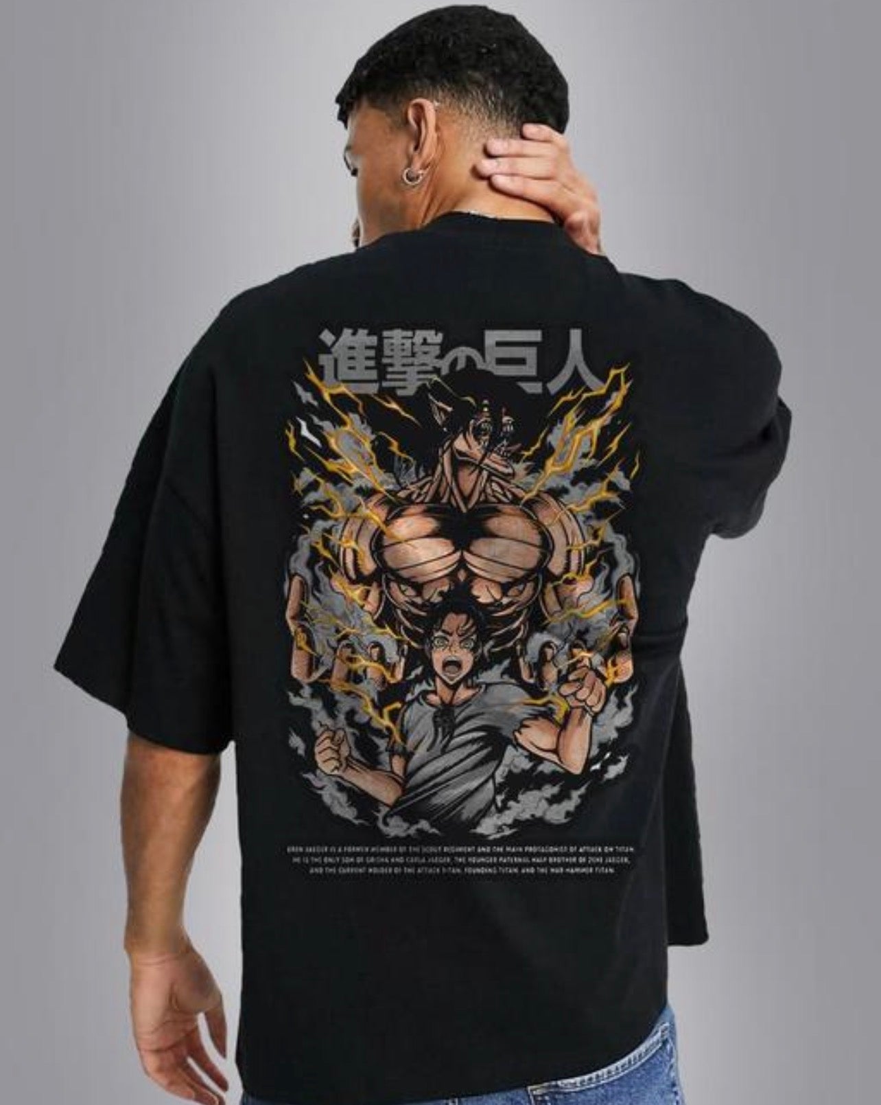 Attack Titan Anime Play Printed T Shirt
