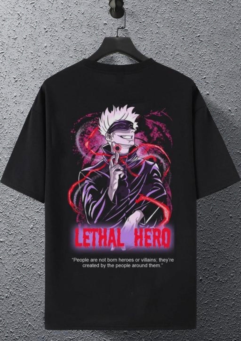 Gojo Anime Printed T Shirt