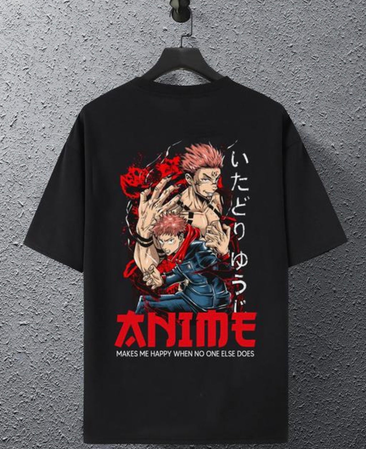 Sukuna Yuji Anime Printed T shirt