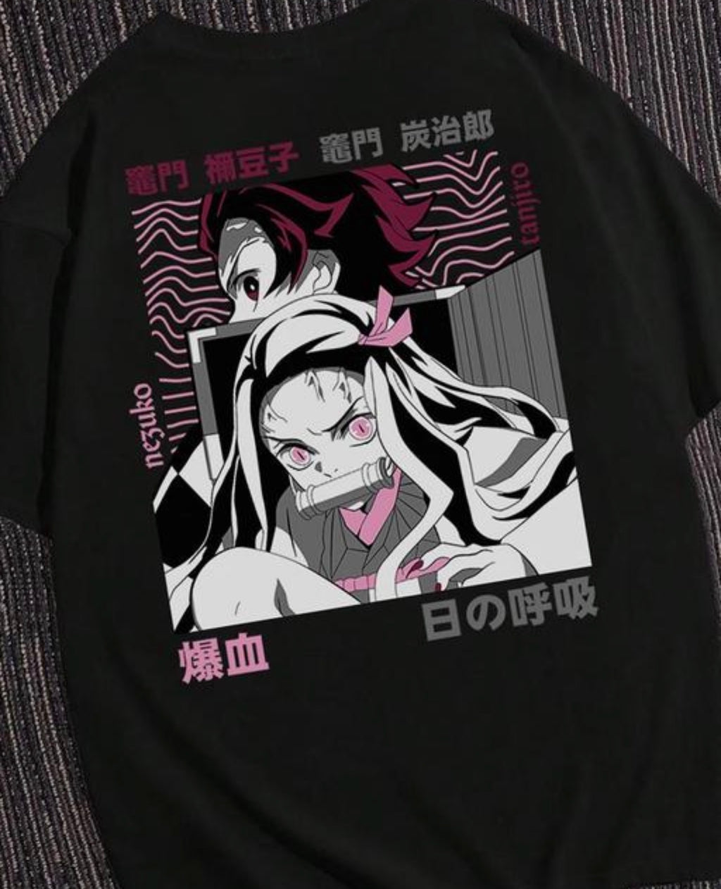Nezuko Tanjiro Anime Printed T Shirt
