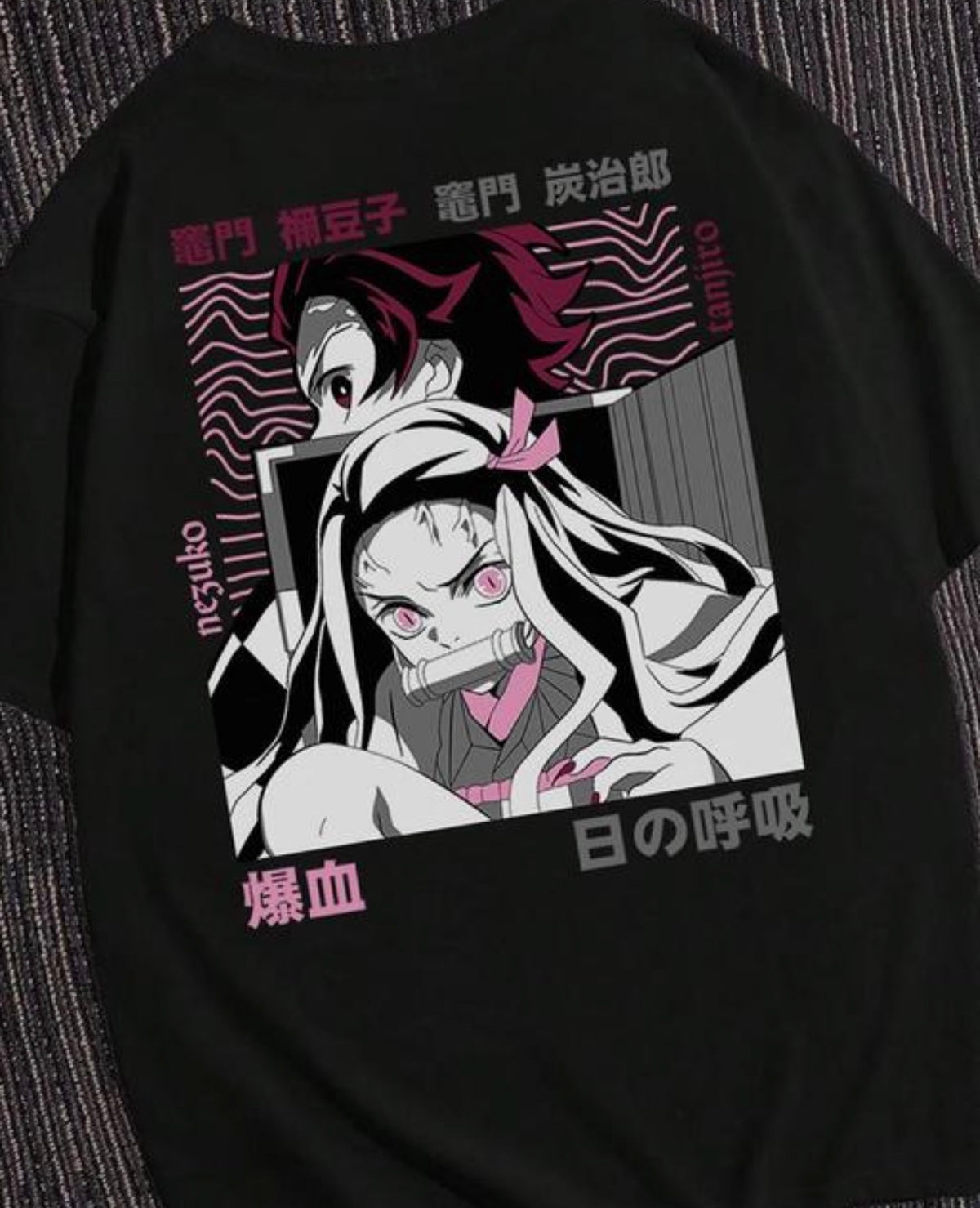 Nezuko Tanjiro Anime Printed T Shirt