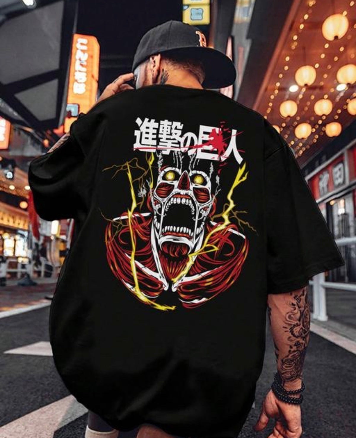 Titan Anime Printed T Shirt