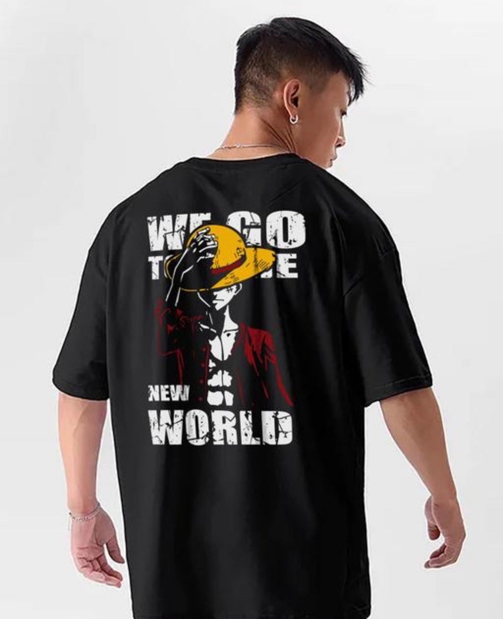Luffy Anime Printed T Shirt