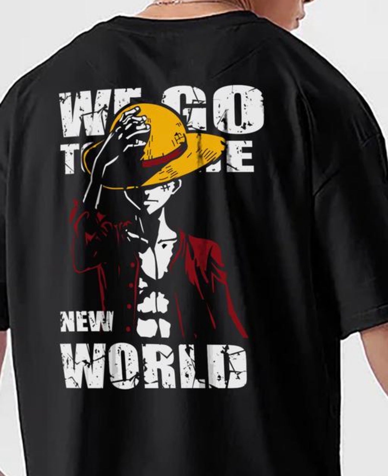 Luffy Anime Printed T Shirt