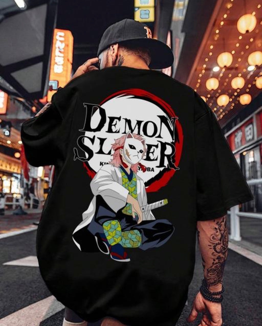 Sabito Anime Printed T Shirt