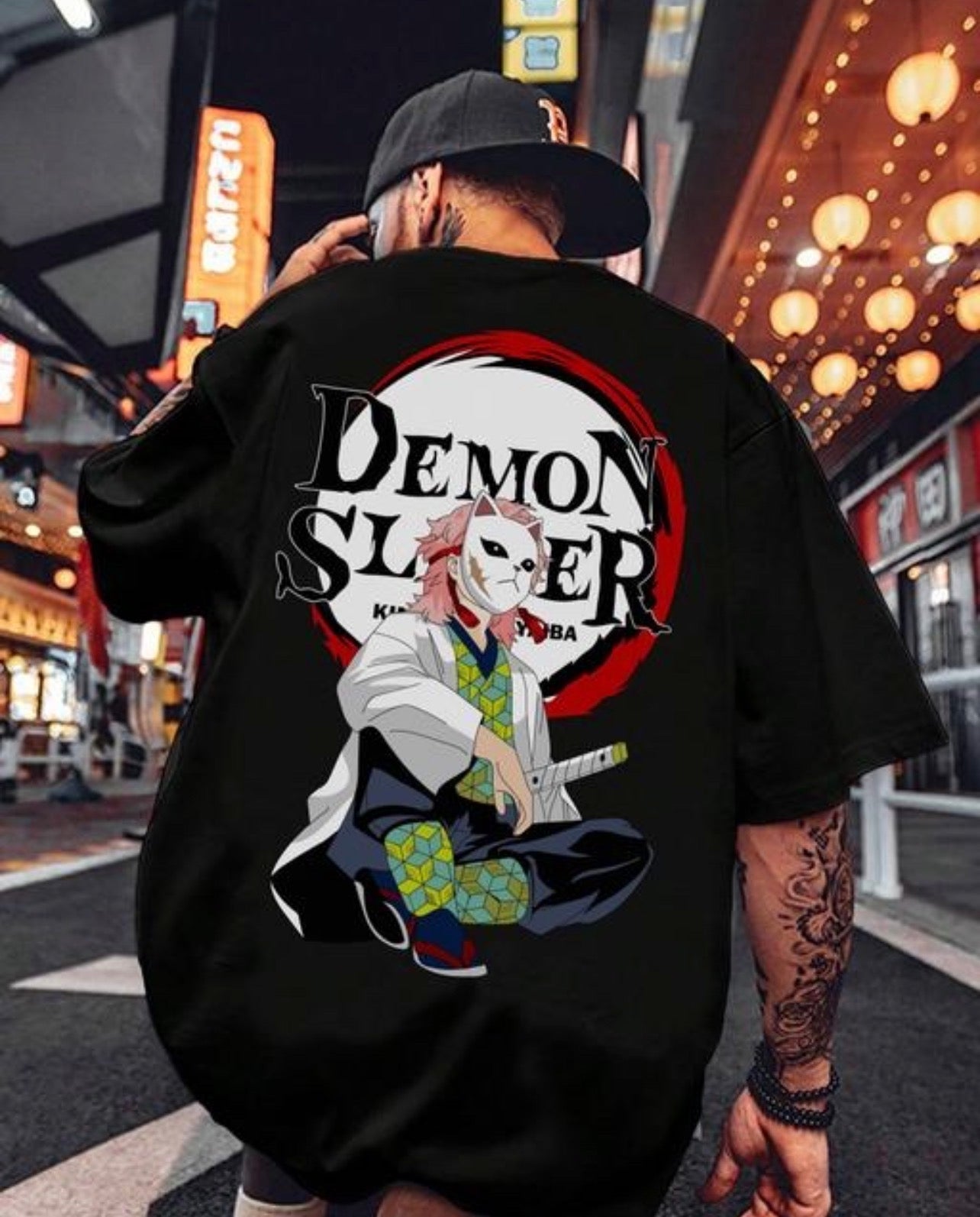 Sabito Anime Printed T Shirt