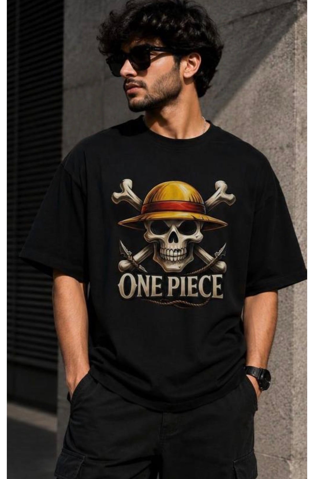 Luffy Anime Printed T Shirt