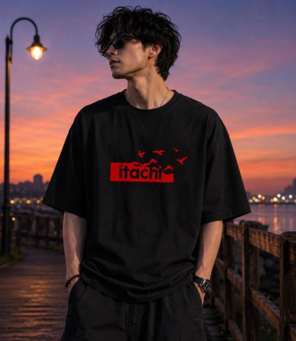 Itachi Uchiha Anime Printed t shirt