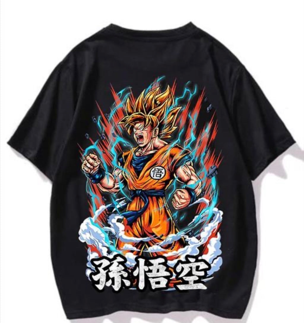 Goku Anime Printed T Shirt