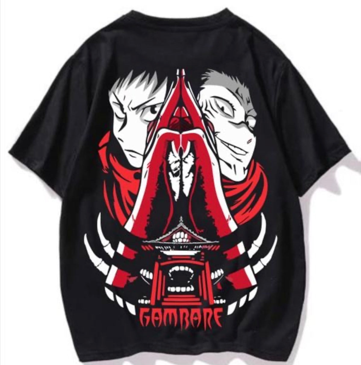 Sukuna Megumi Anime Printed T Shirt