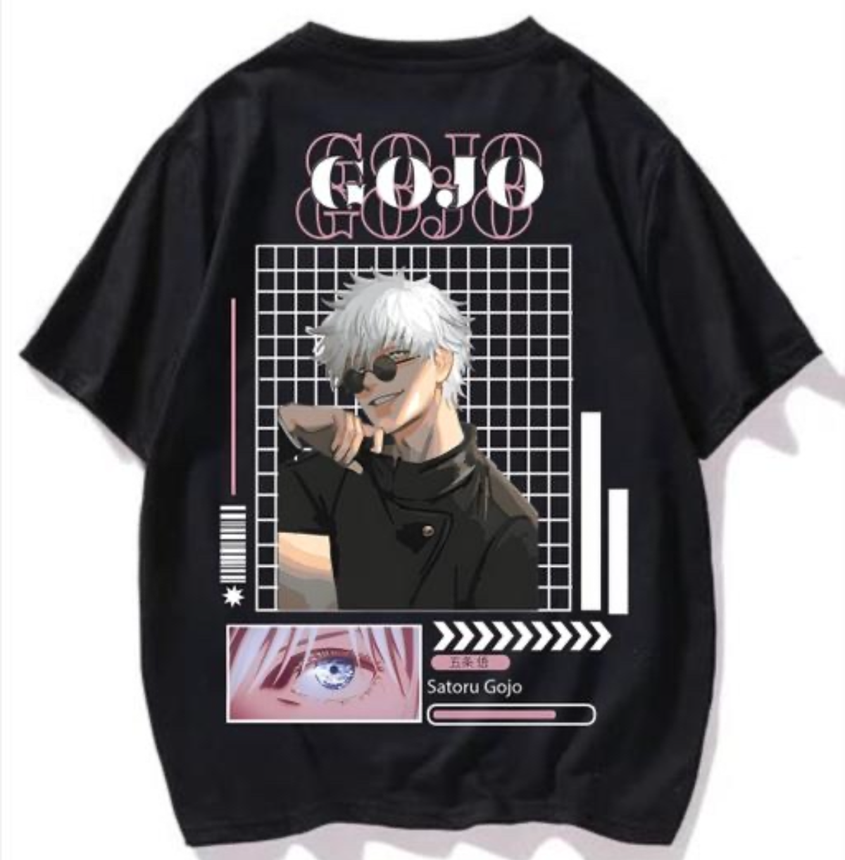 Gojo Anime Printed T Shirt