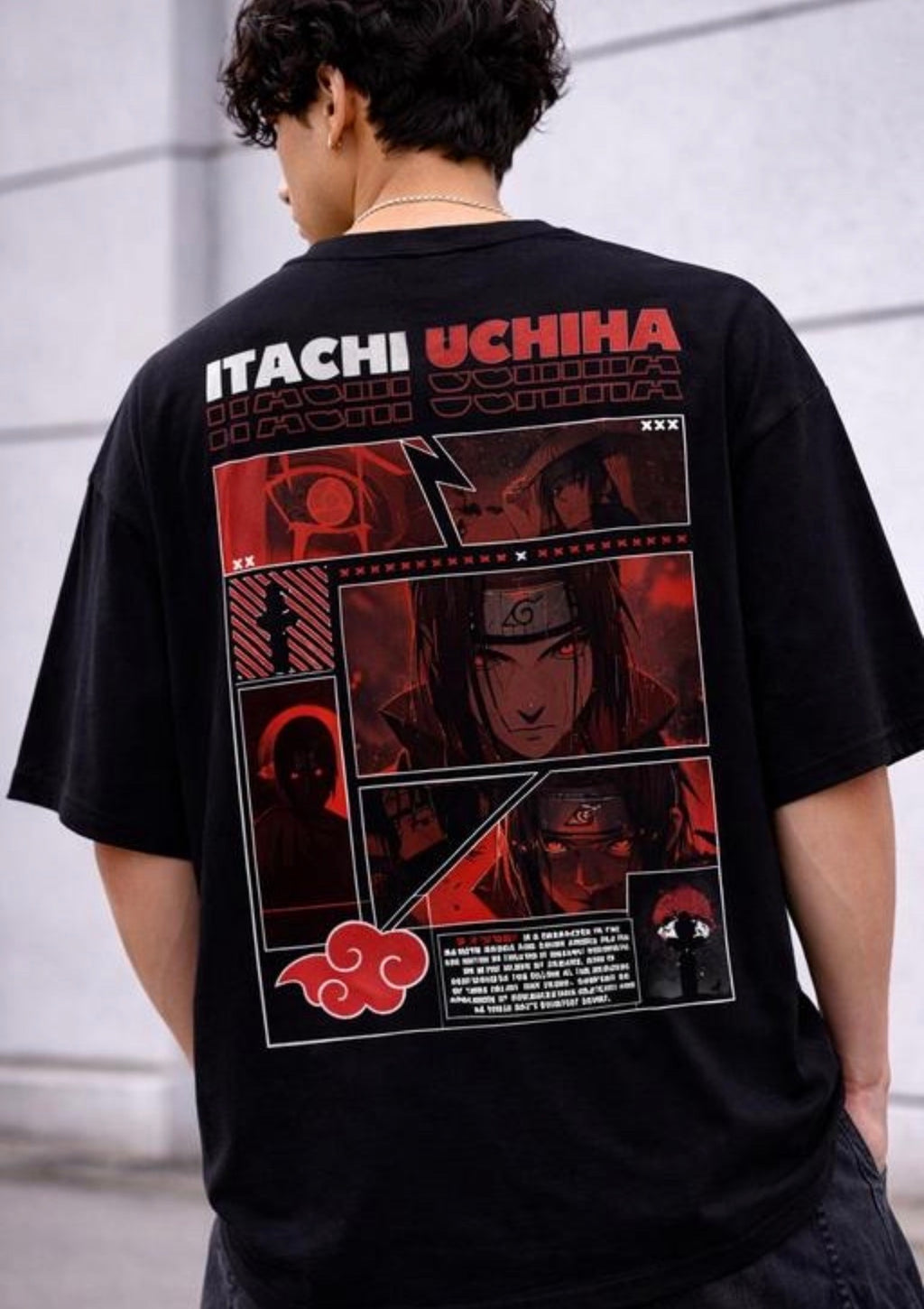 Itachi Anime Printed T Shirt