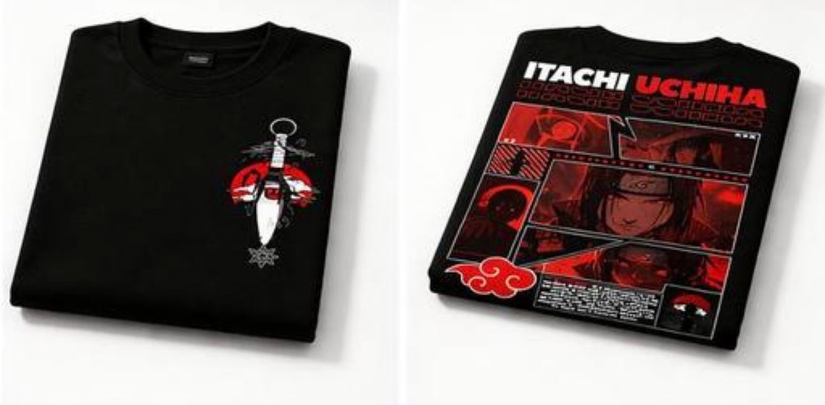 Itachi Anime Printed T Shirt