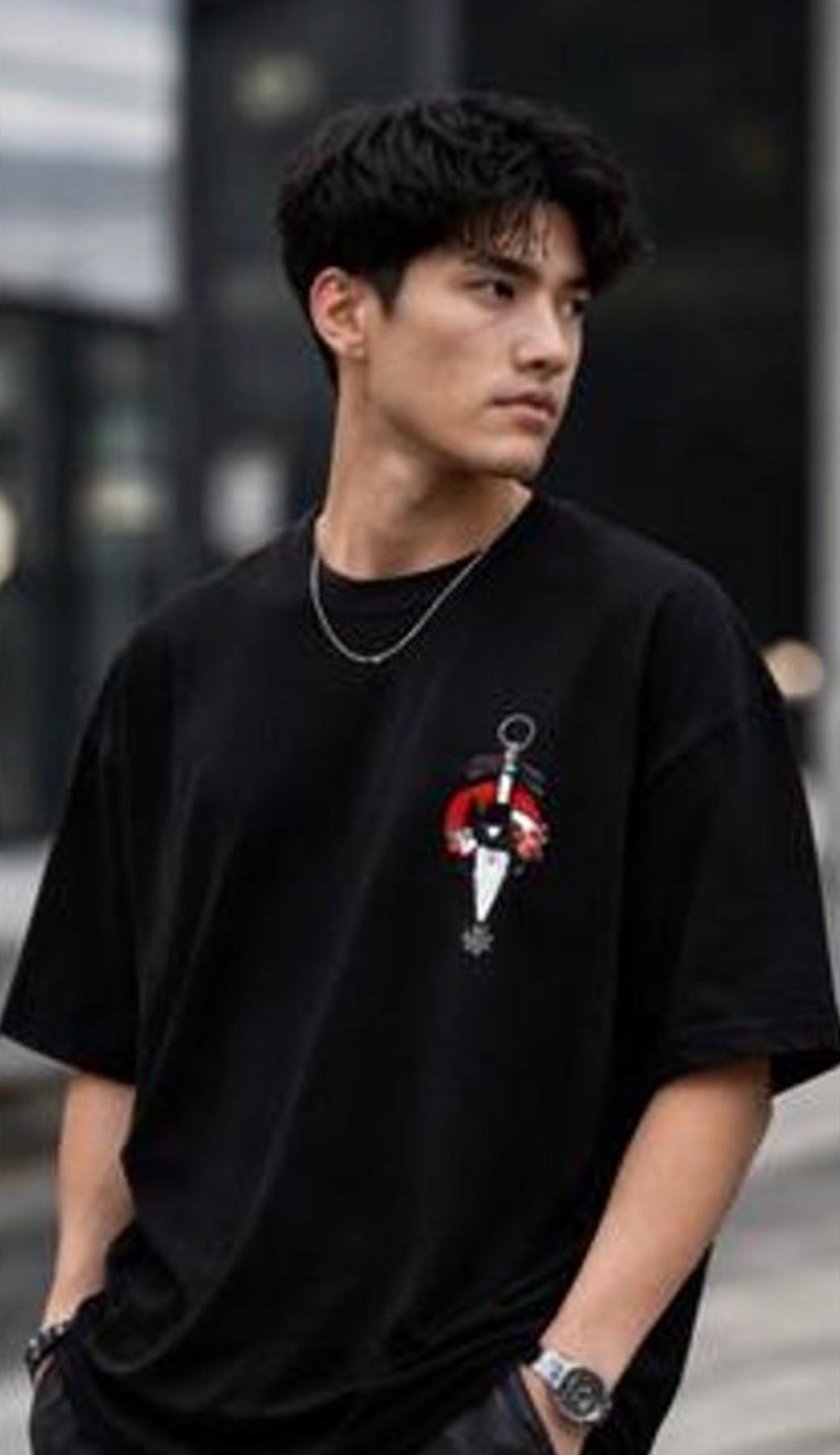 Itachi Anime Printed T Shirt