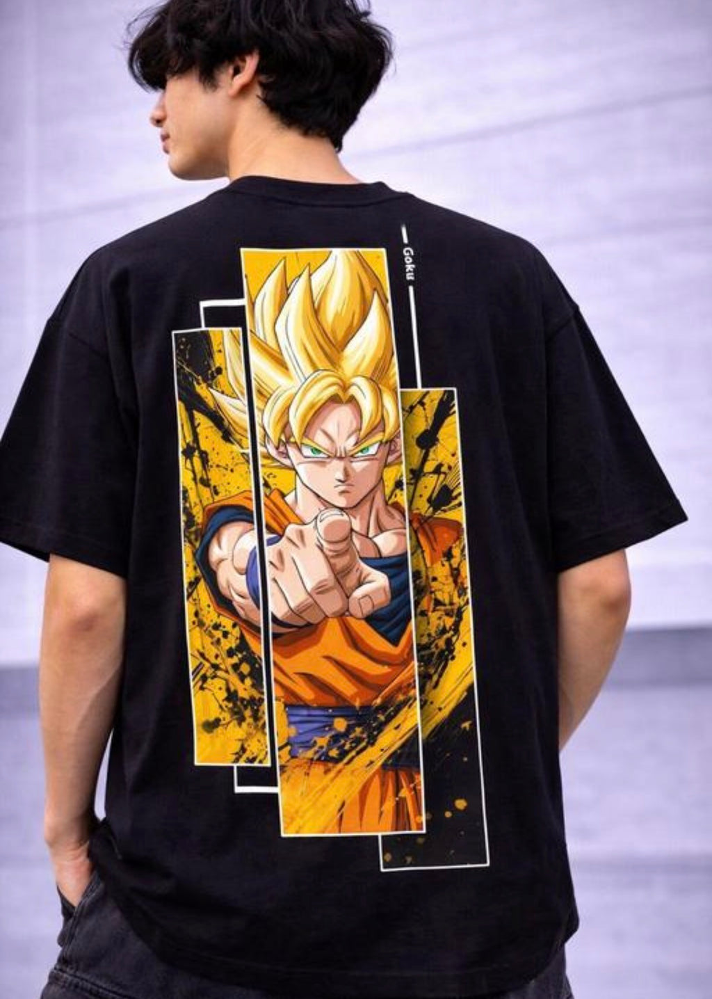 Goku Anime Printed T Shirt