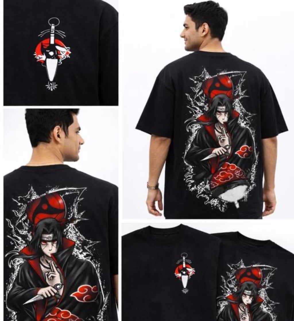 Itachi Uchiha Anime Printed T Shirt