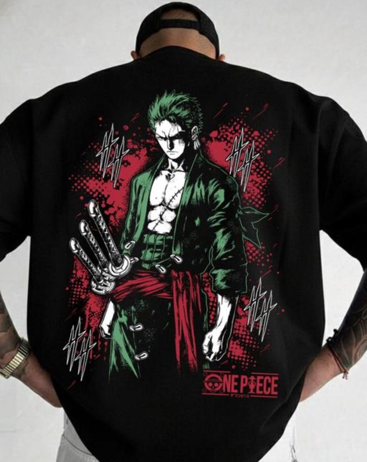 Roronoa Zoro Anime Printed T - Shirt