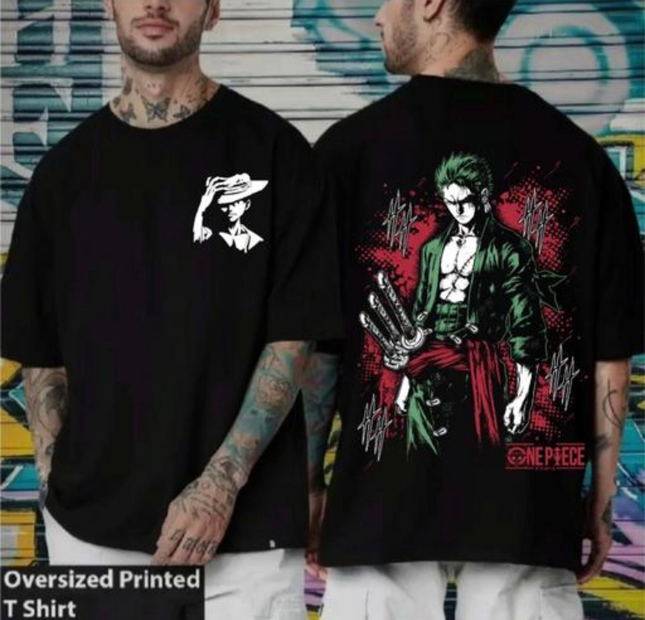 Roronoa Zoro Anime Printed T - Shirt