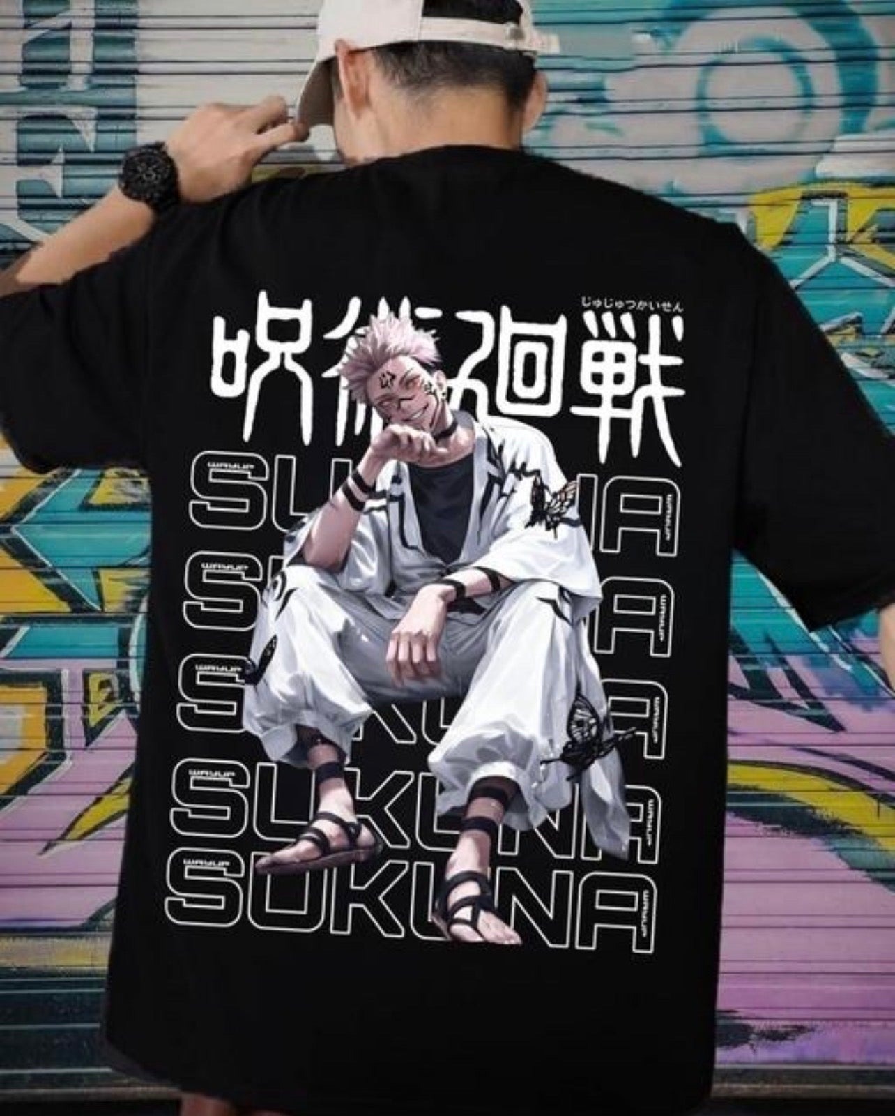 Sukuna Anime Printed T Shirt