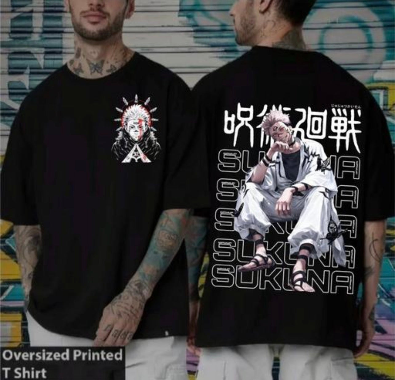Sukuna Anime Printed T Shirt