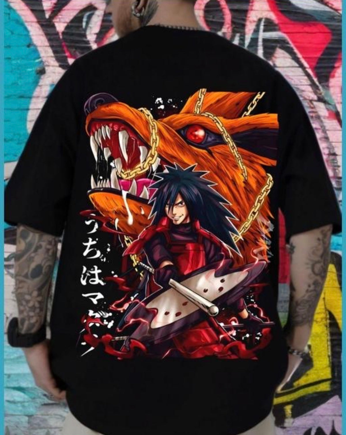 Madara Uchiha Anime Printed T Shirt