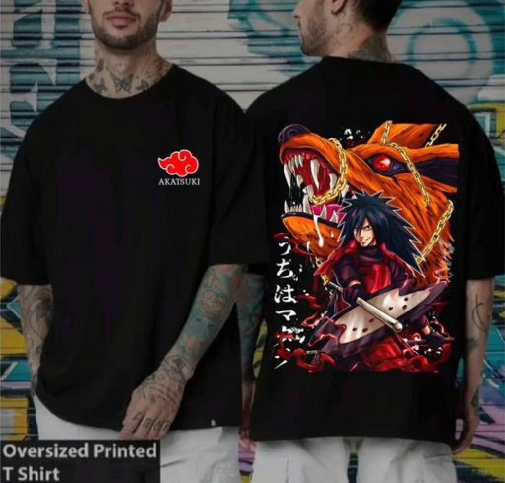 Madara Uchiha Anime Printed T Shirt
