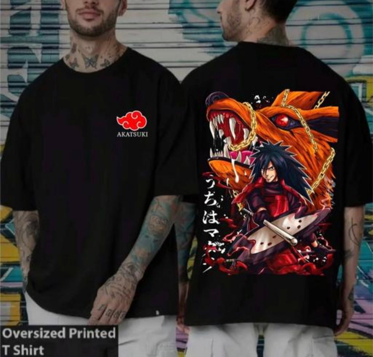 Madara Uchiha Anime Printed T Shirt