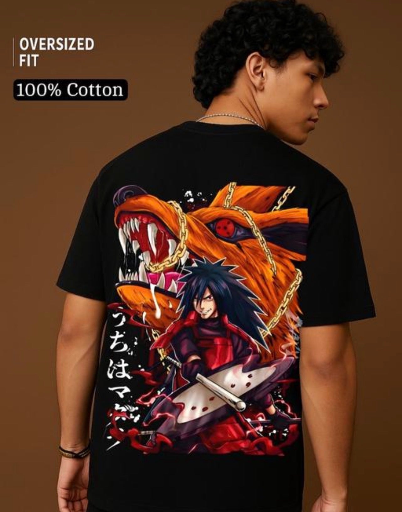 Madara Uchiha Anime Printed T Shirt