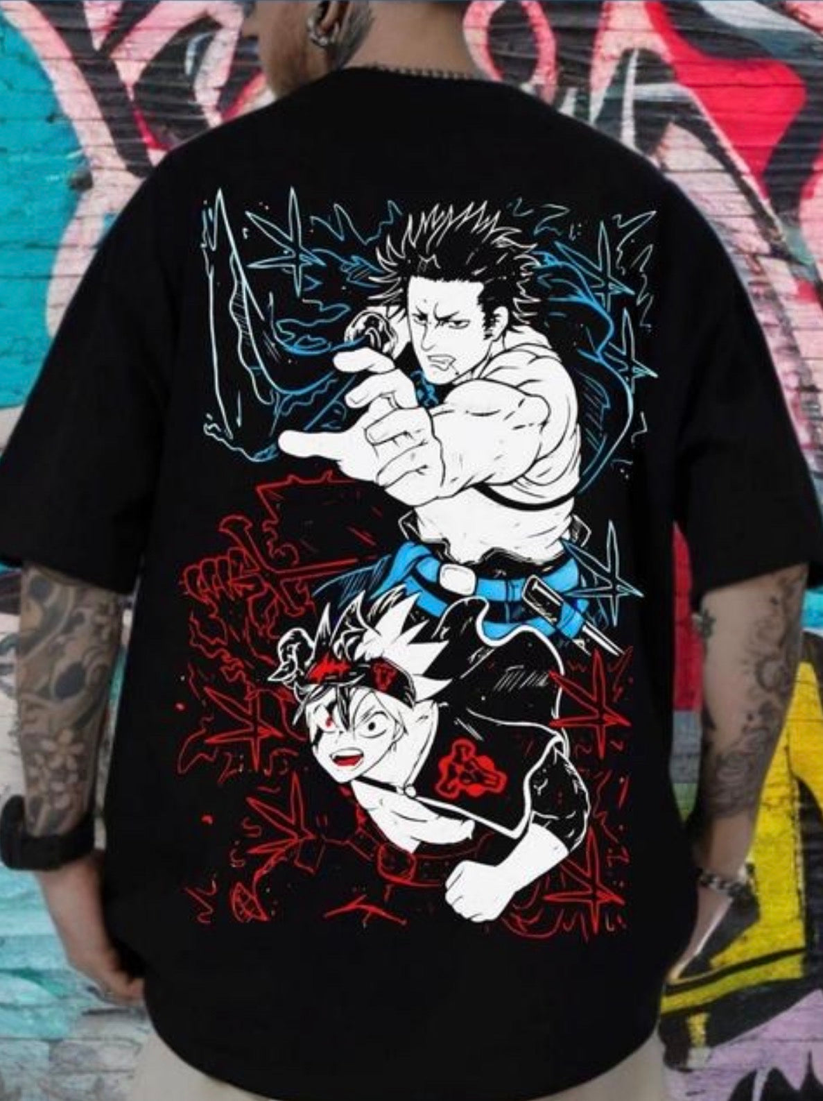 Yami Black Clover Anime Printed T Shirt