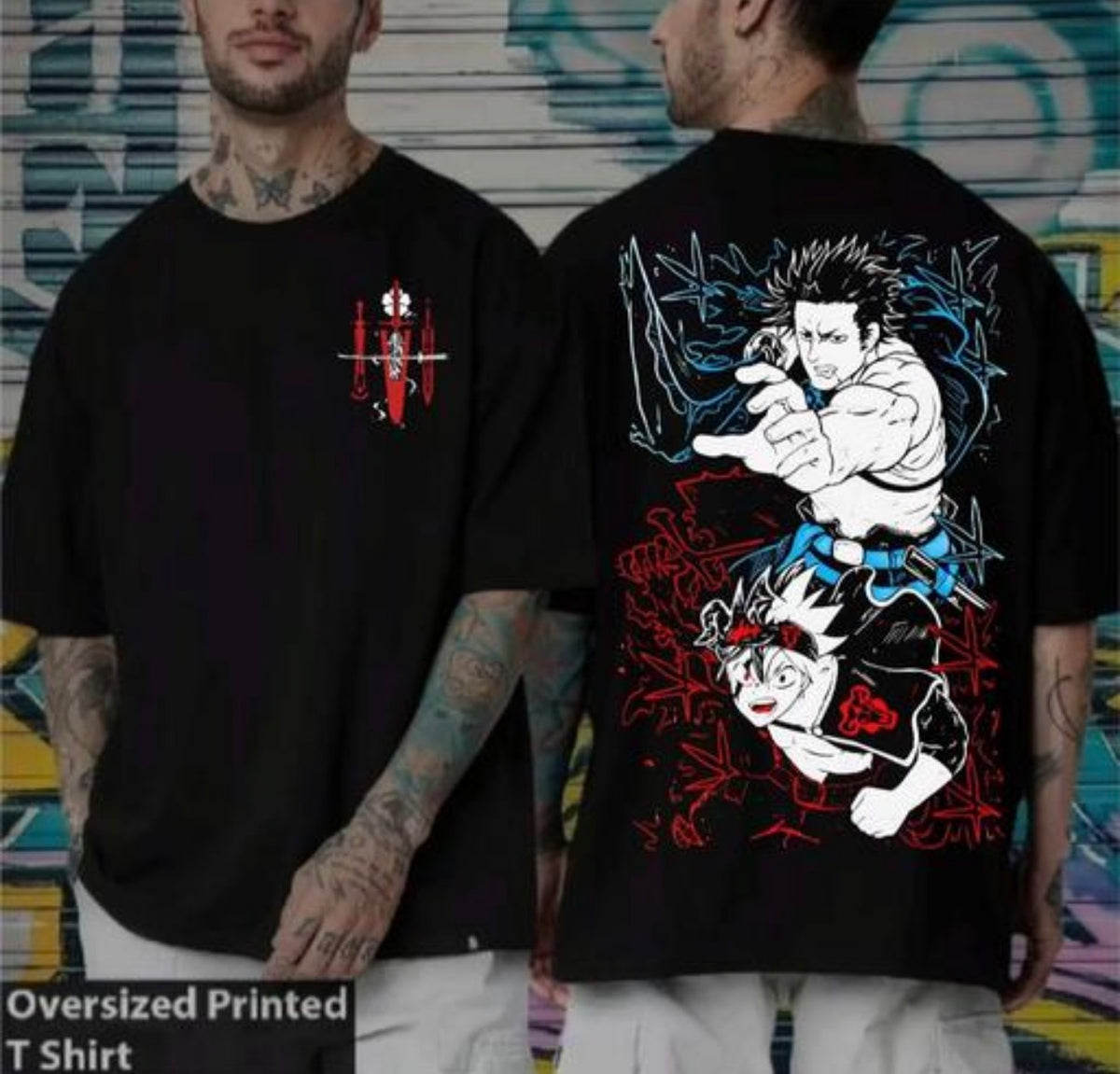 Yami Black Clover Anime Printed T Shirt