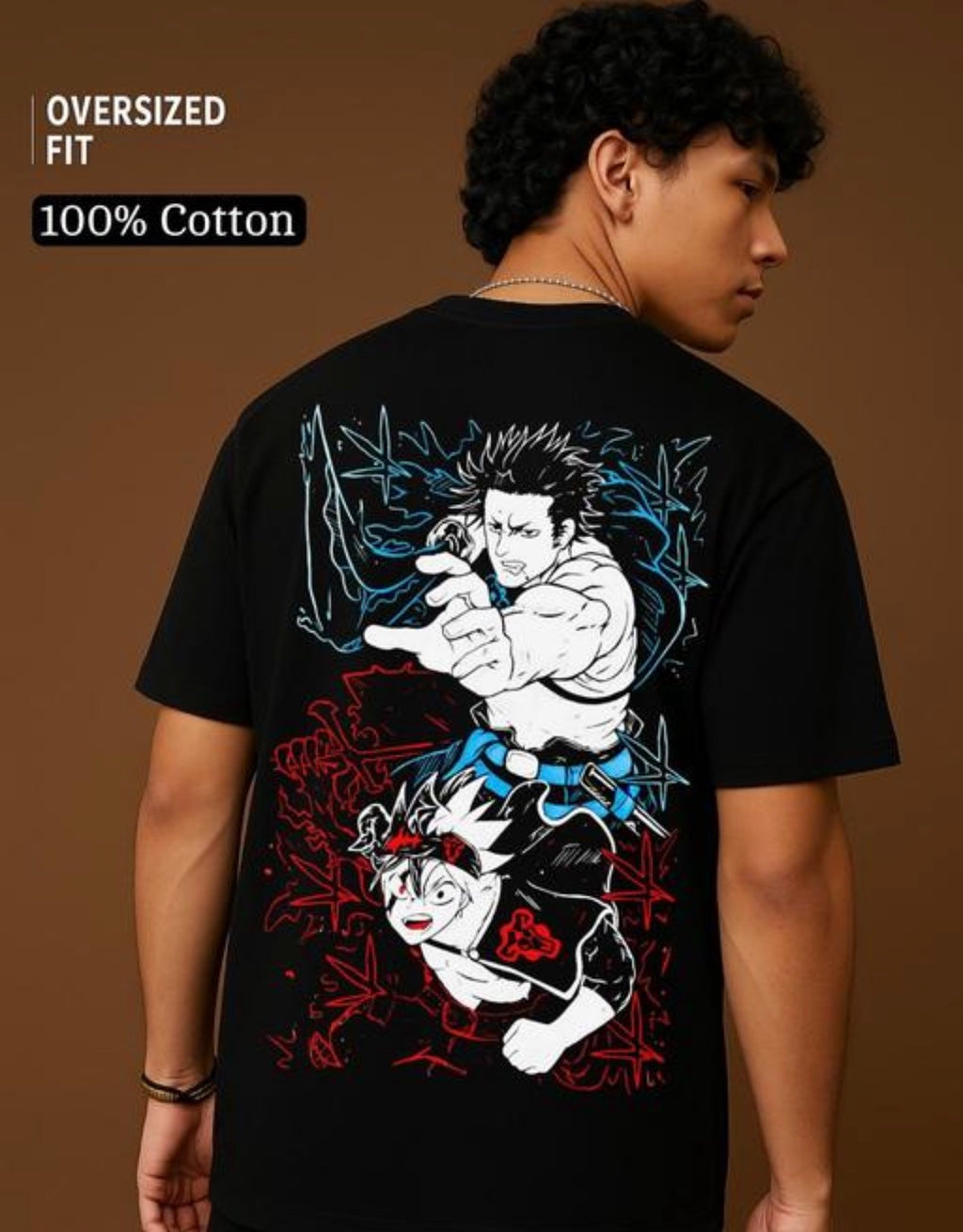 Yami Black Clover Anime Printed T Shirt