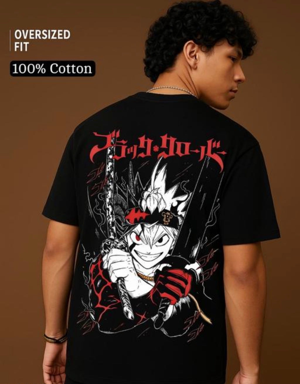 Asta Anime Printed T Shirt