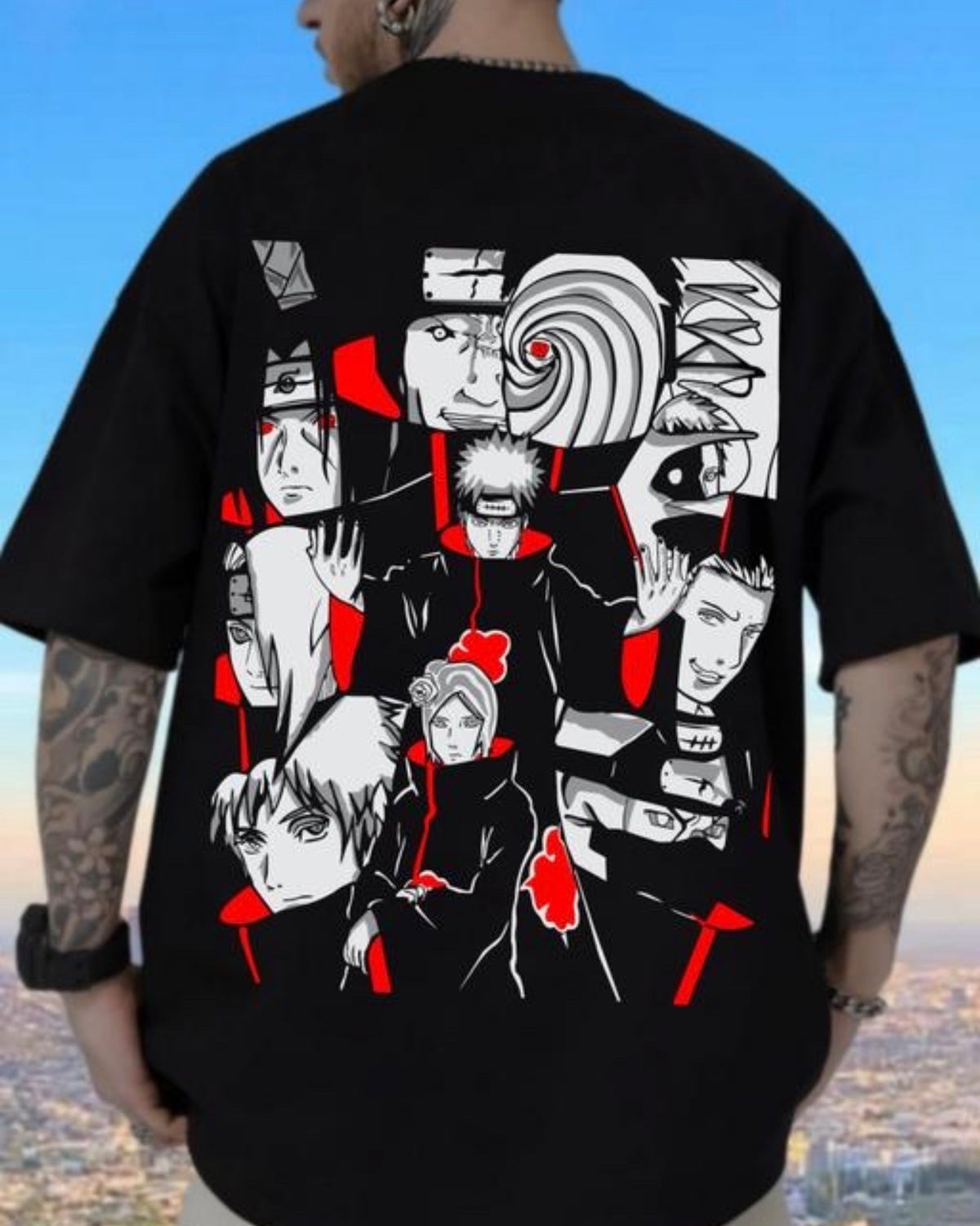 Akatsuki Anime Printed T Shirt