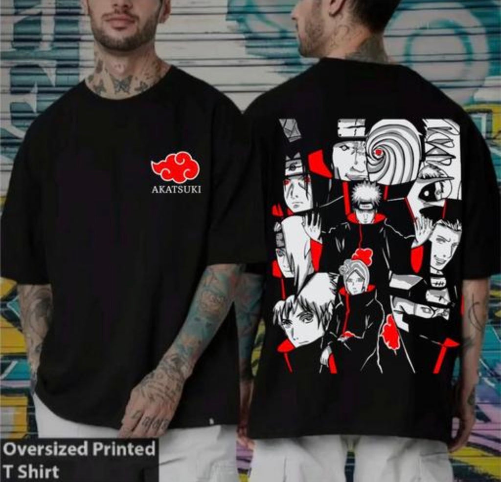Akatsuki Anime Printed T Shirt