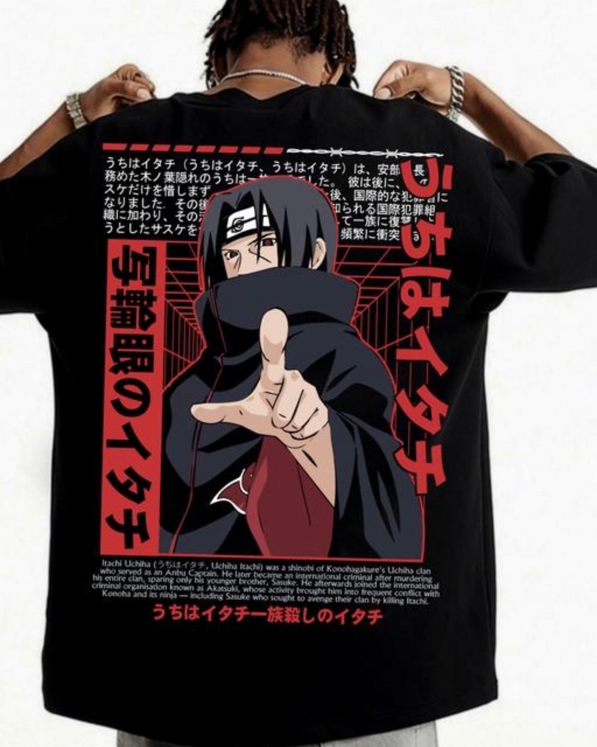 Itachi Uchiha Anime Printed T Shirt