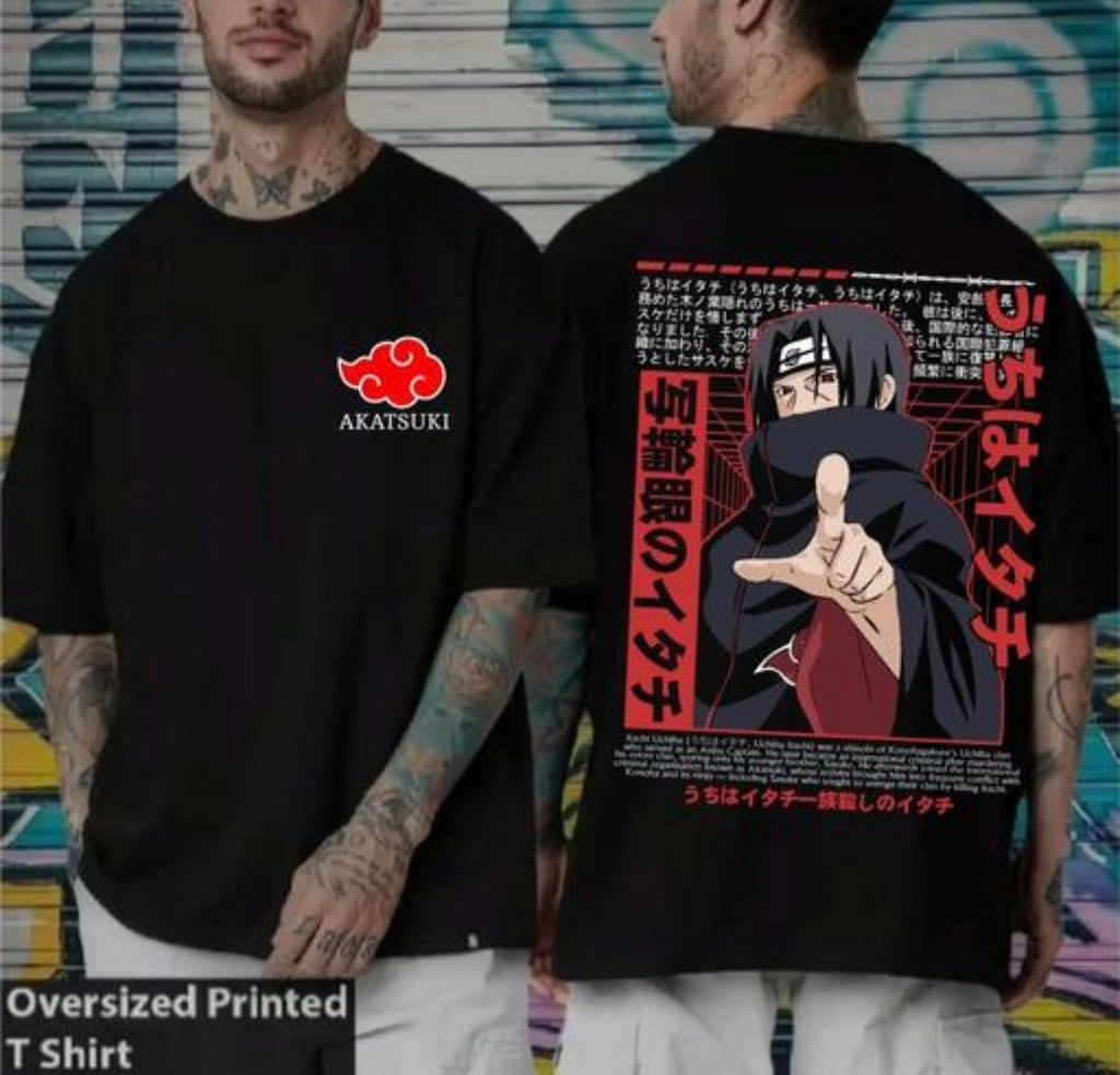 Itachi Uchiha Anime Printed T Shirt