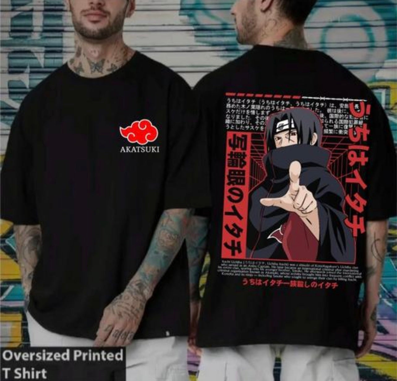 Itachi Uchiha Anime Printed T Shirt