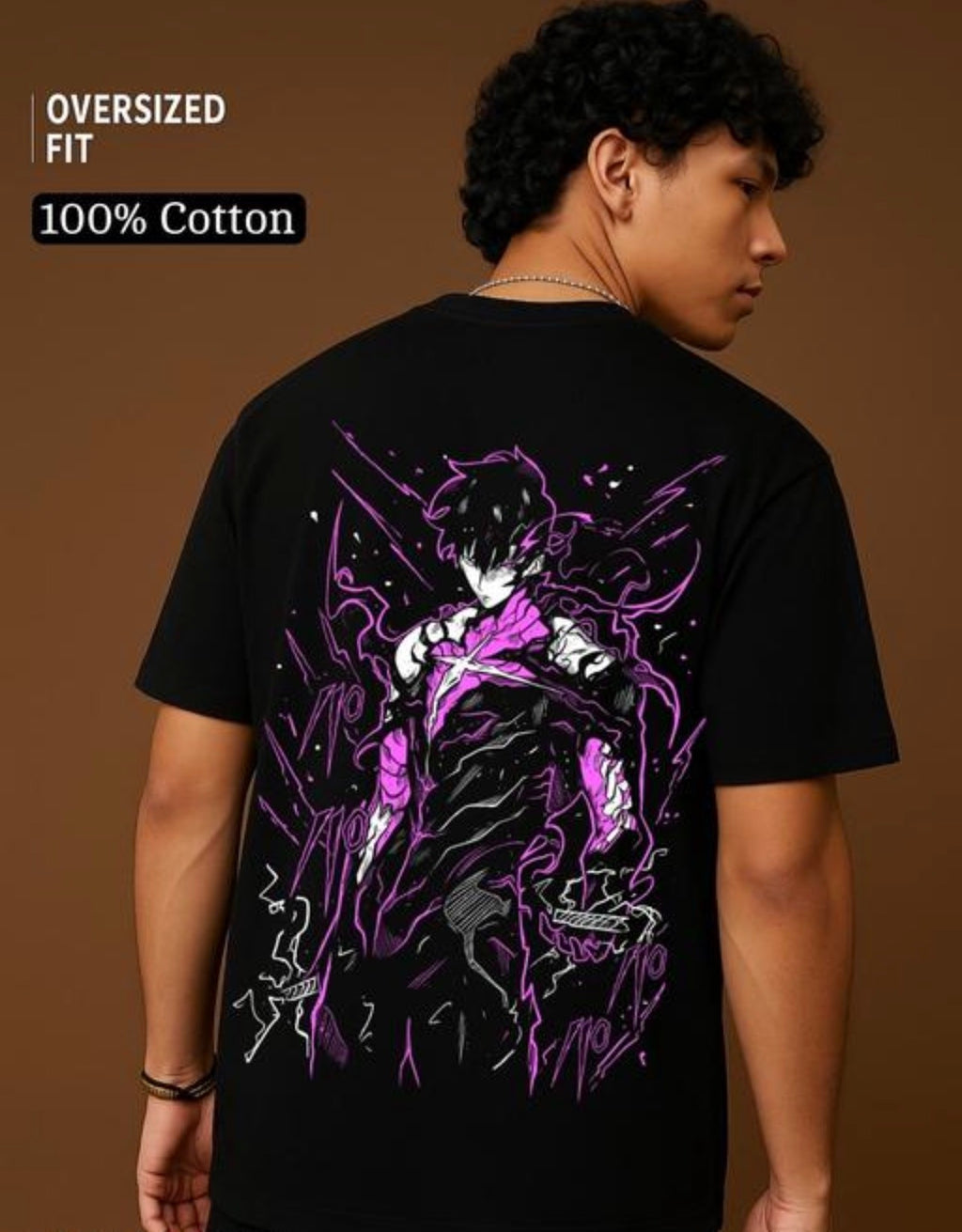 Sung Jin Woo Solo Leveling Anime Printed T Shirt