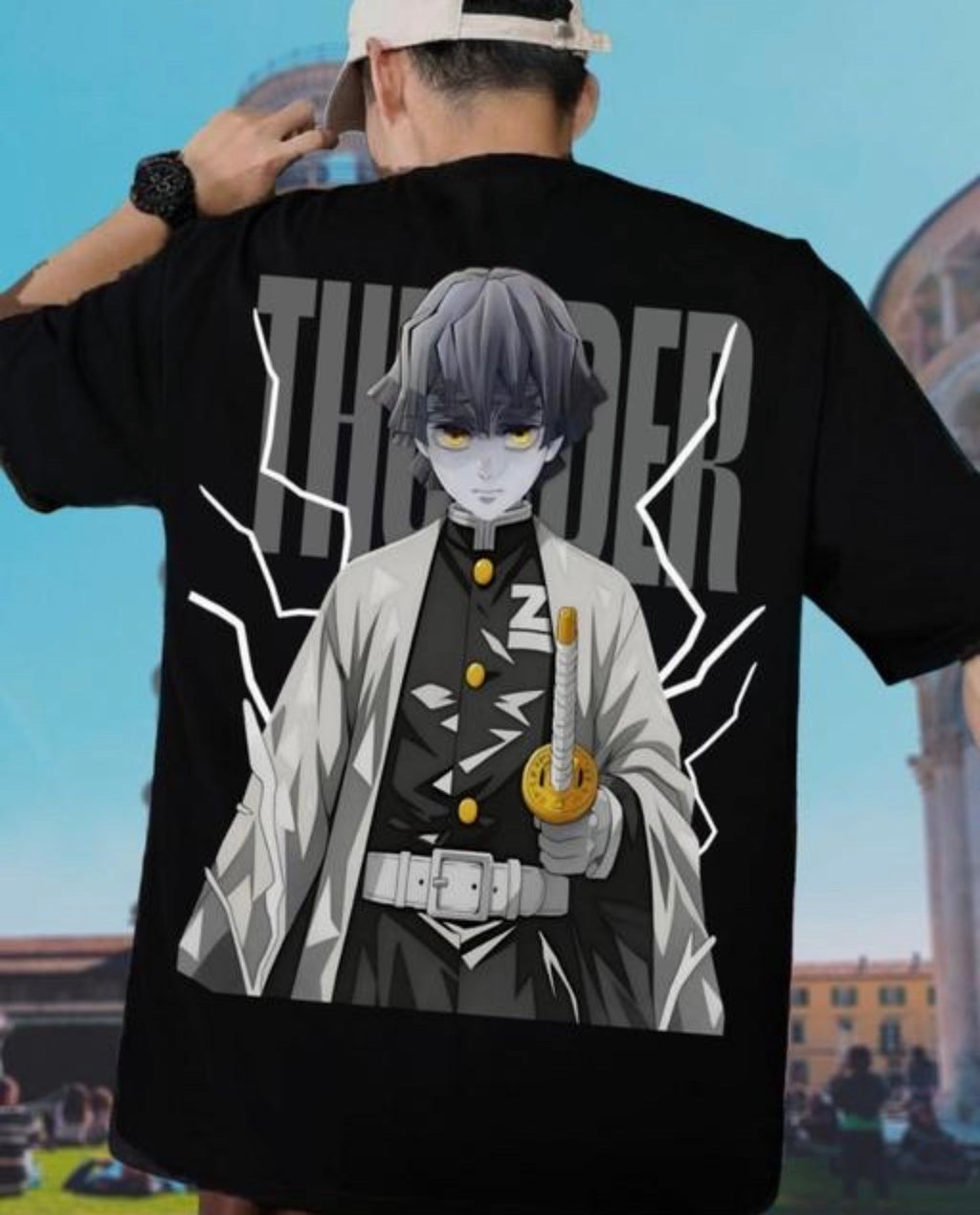 Zenitsu Anime Printed T Shirt