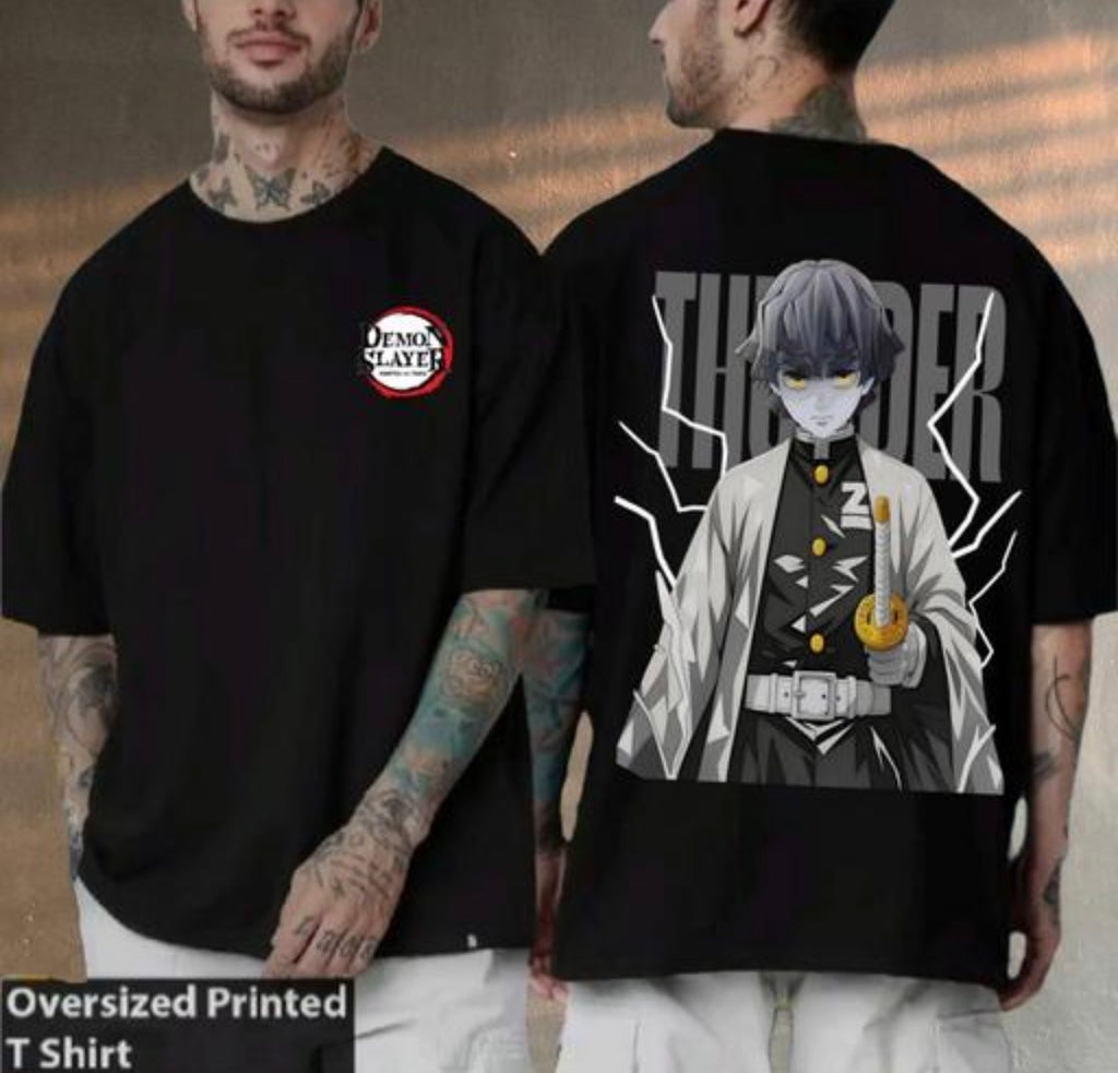 Zenitsu Anime Printed T Shirt