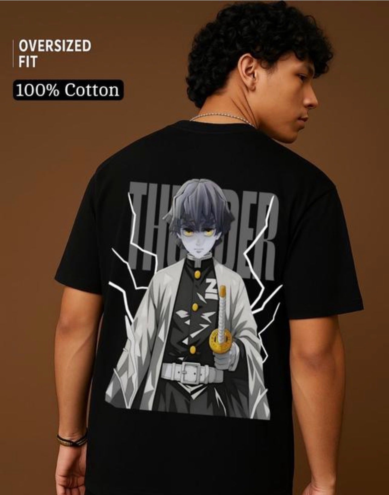 Zenitsu Anime Printed T Shirt