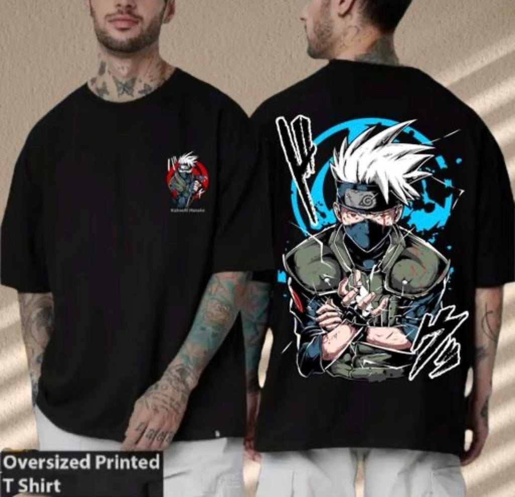 Kakashi Anime Printed T Shirt
