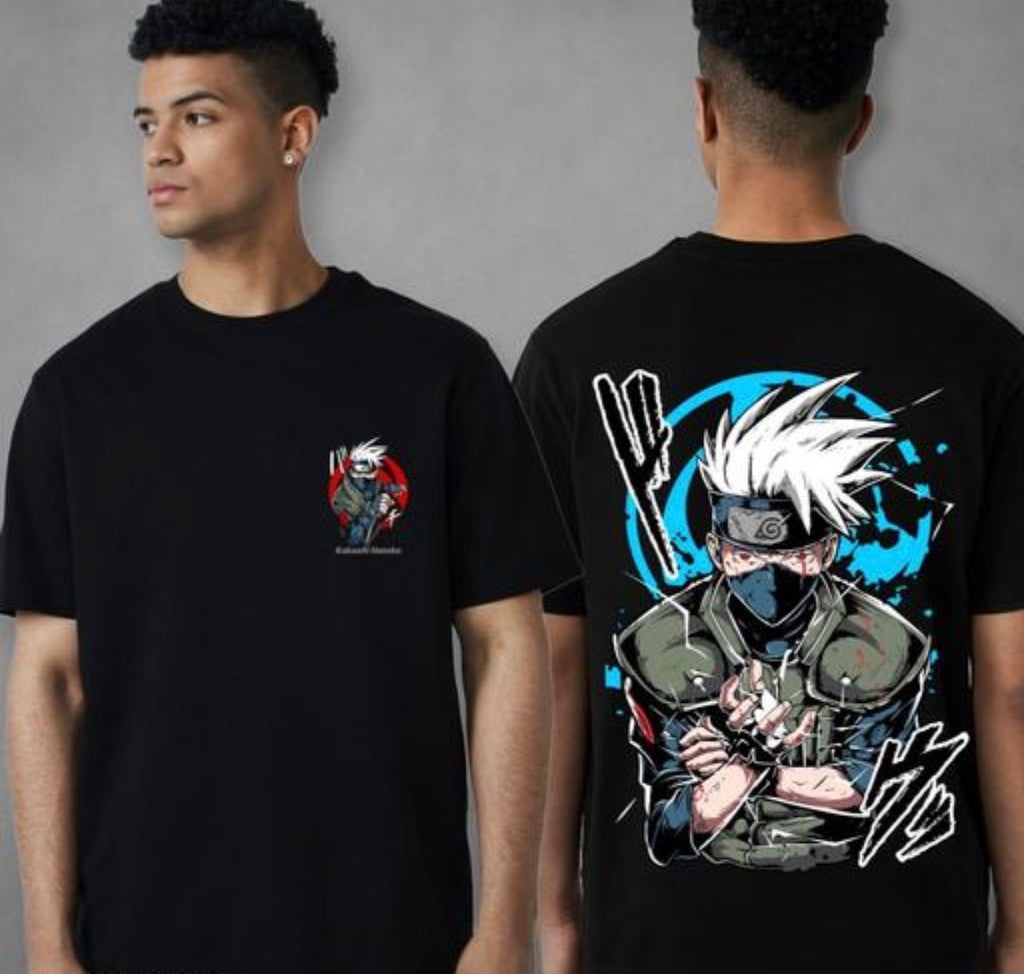 Kakashi Anime Printed T Shirt