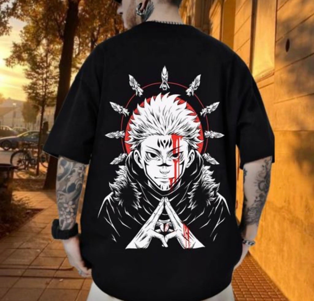 Yuji Itadori Anime Printed t shirt