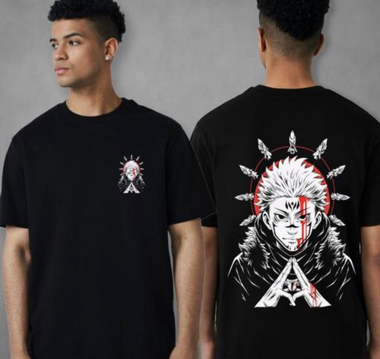 Yuji Itadori Anime Printed t shirt