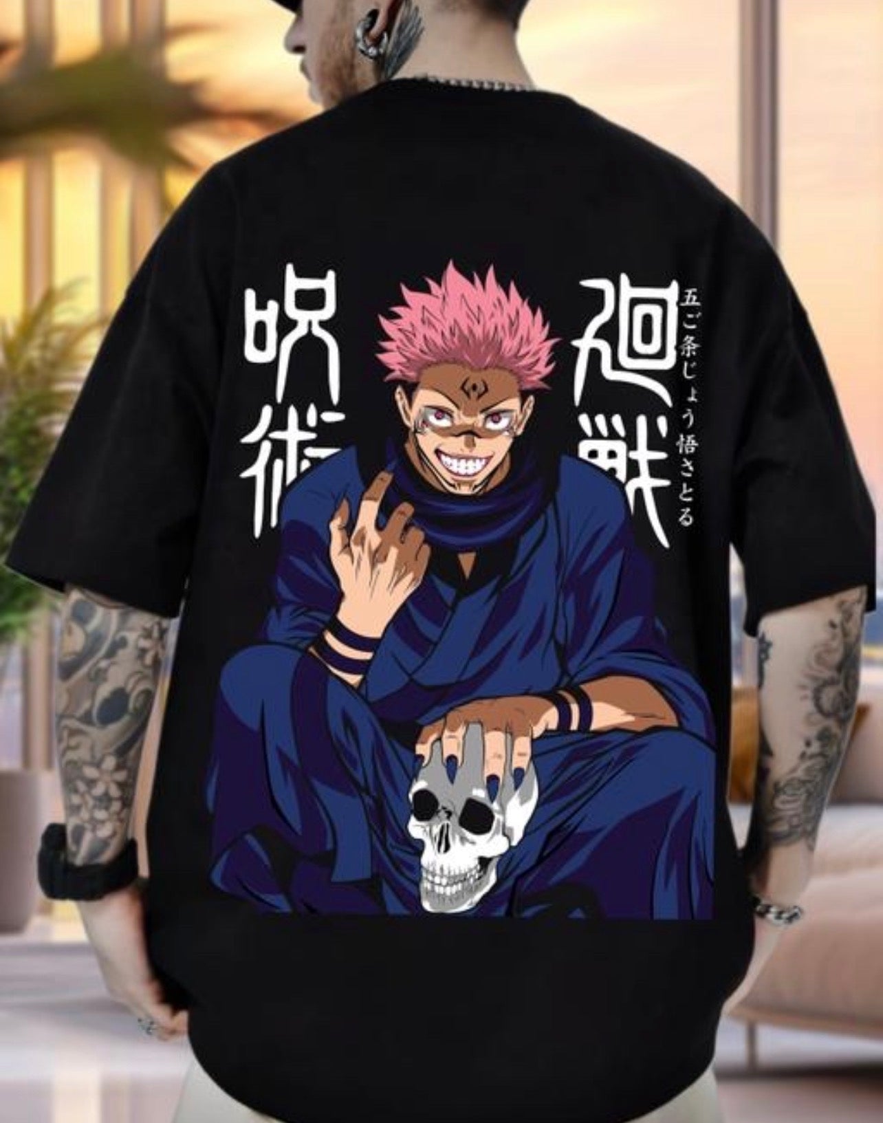 Sukuna Anime Printed T shirt