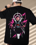 Goku Pink Anime Printed T Shirt