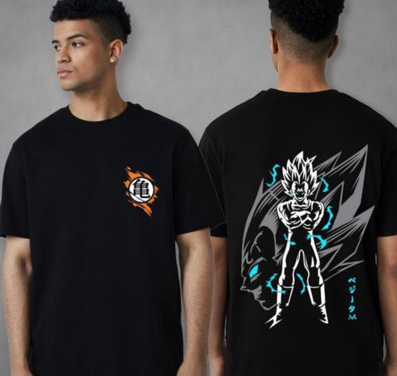Vegeta Majin Anime Printed T Shirt