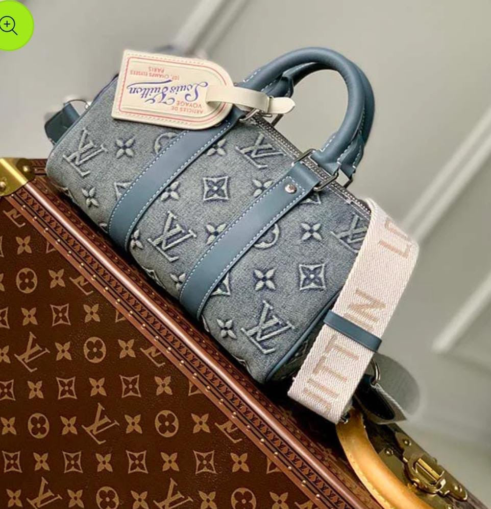 Louis Vuitton Nano Speedy in Monogram Denim Blue